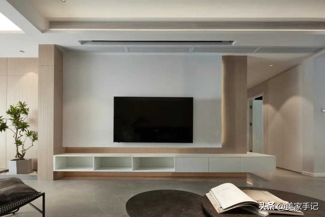 最富有诗意的电视墙,参观朋友新房被惊艳电视墙太棒了