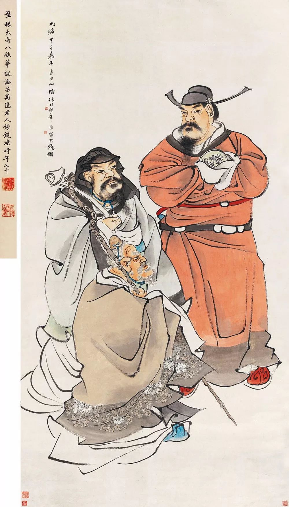线条无人超越的大师任伯年 (任伯年线条作品)