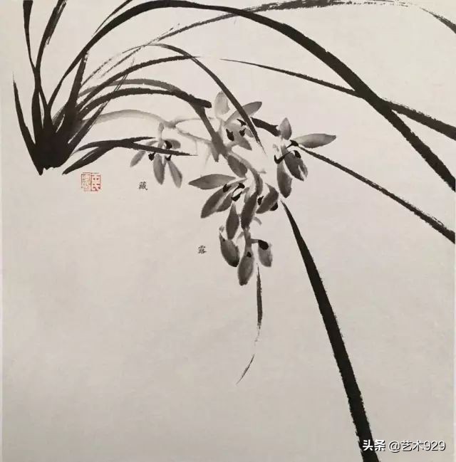 国画兰花的画法太棒了简单易学,泰国兰花绘画技法