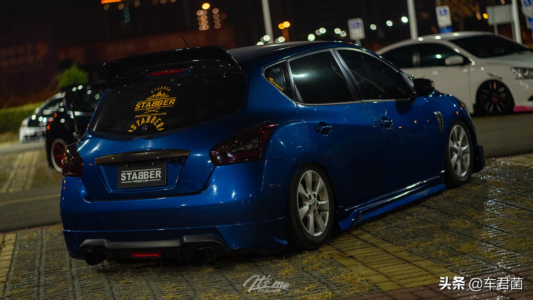 骐达车友台湾版尾灯,日系骐达改装