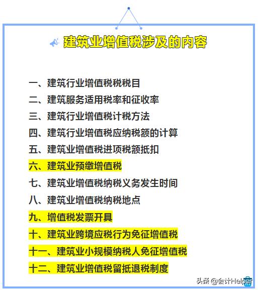 涨知识建筑业增值税税目常见误区,建筑行业增值税新政策