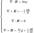 麦克斯韦经典方程组,麦克斯韦方程组光速推导