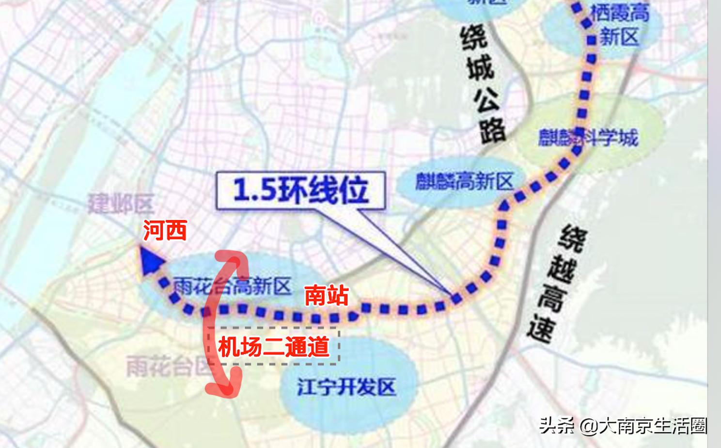 不愧是南京城南黑马，被CBD和高铁包围，还有地铁穿城而过