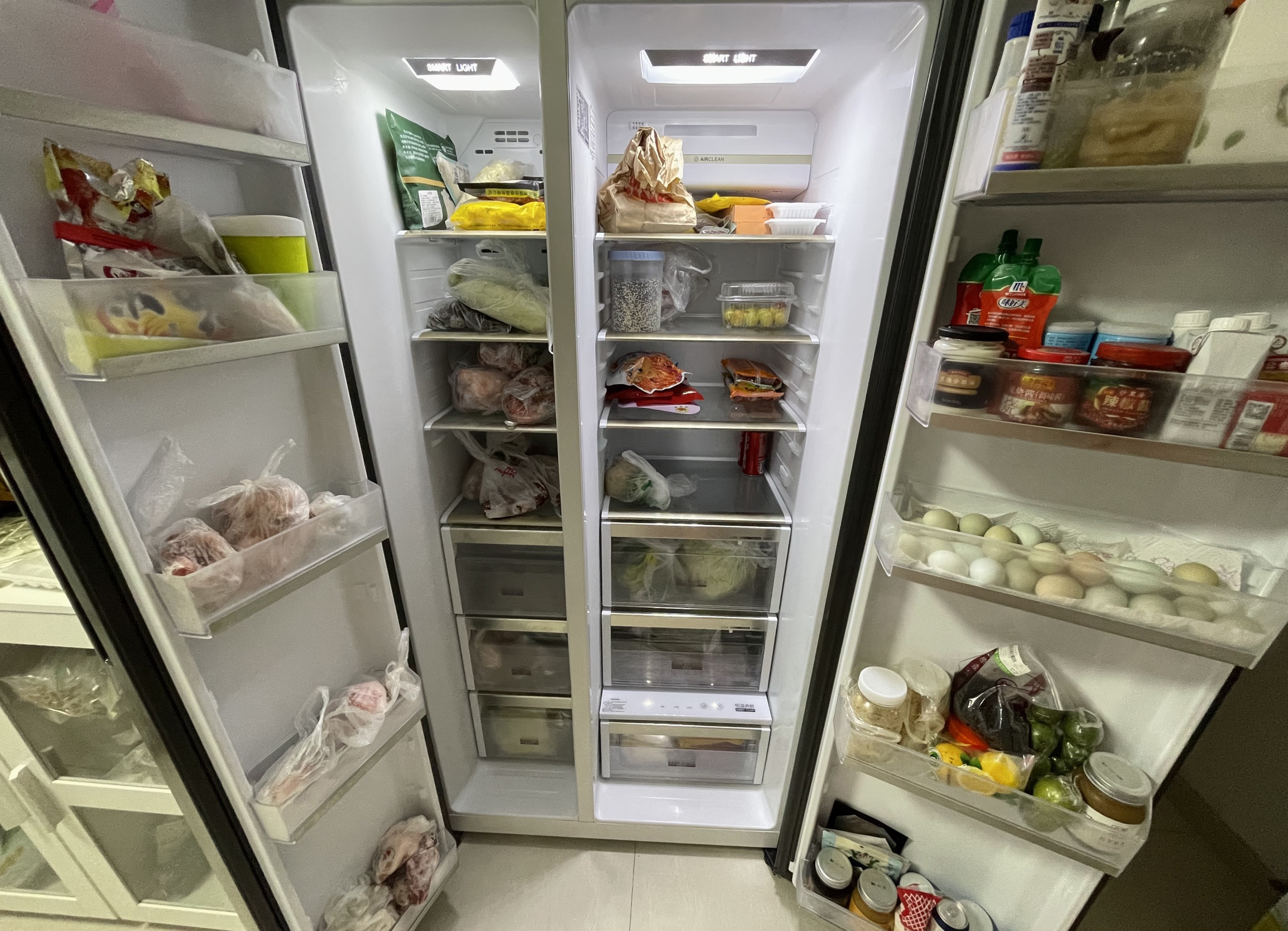 一字冰箱和十字冰箱哪个好,十字对开法式冰箱哪个门好