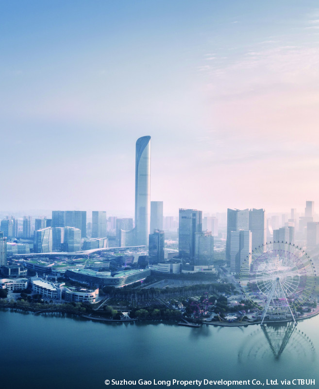 江苏最高的紫峰大厦,摩天高楼江苏