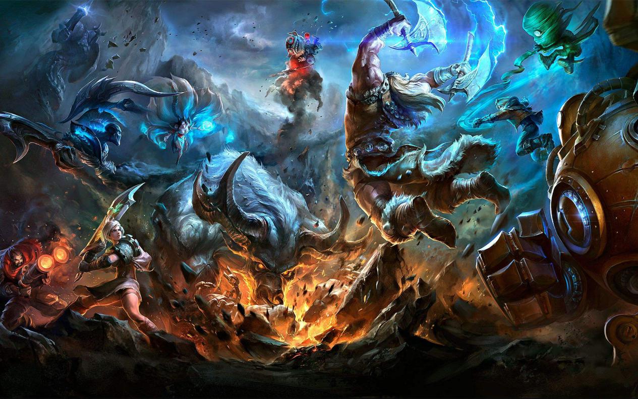 英雄联盟为什么他们战力都很高,英雄联盟总是玩得很乱