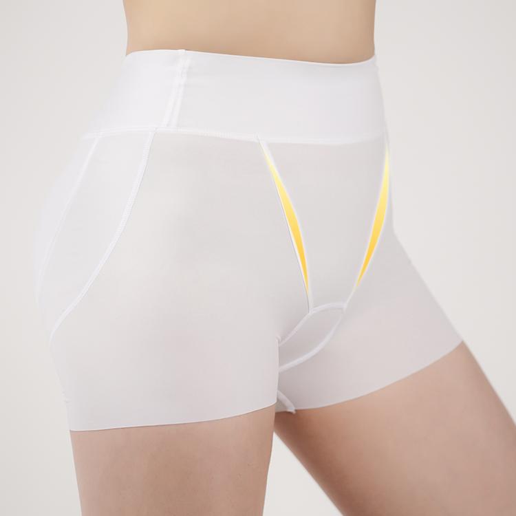 提臀安全裤白色夏天薄款,高腰收腹提臀裤夏季