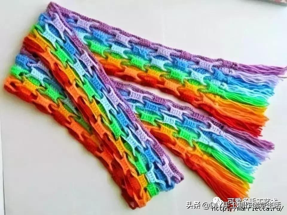 手工diy钩针编织围巾教程,diy手工编织围巾教程