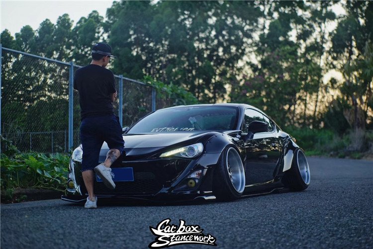 宽体86改装,86宽体低趴改装