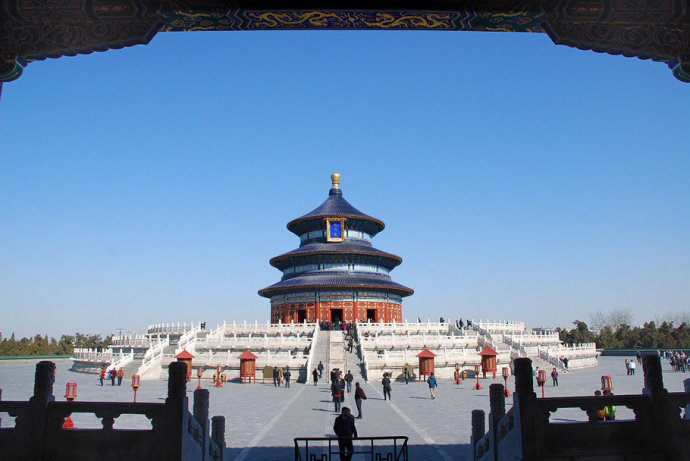 北京天坛民之乐,北京天坛景观