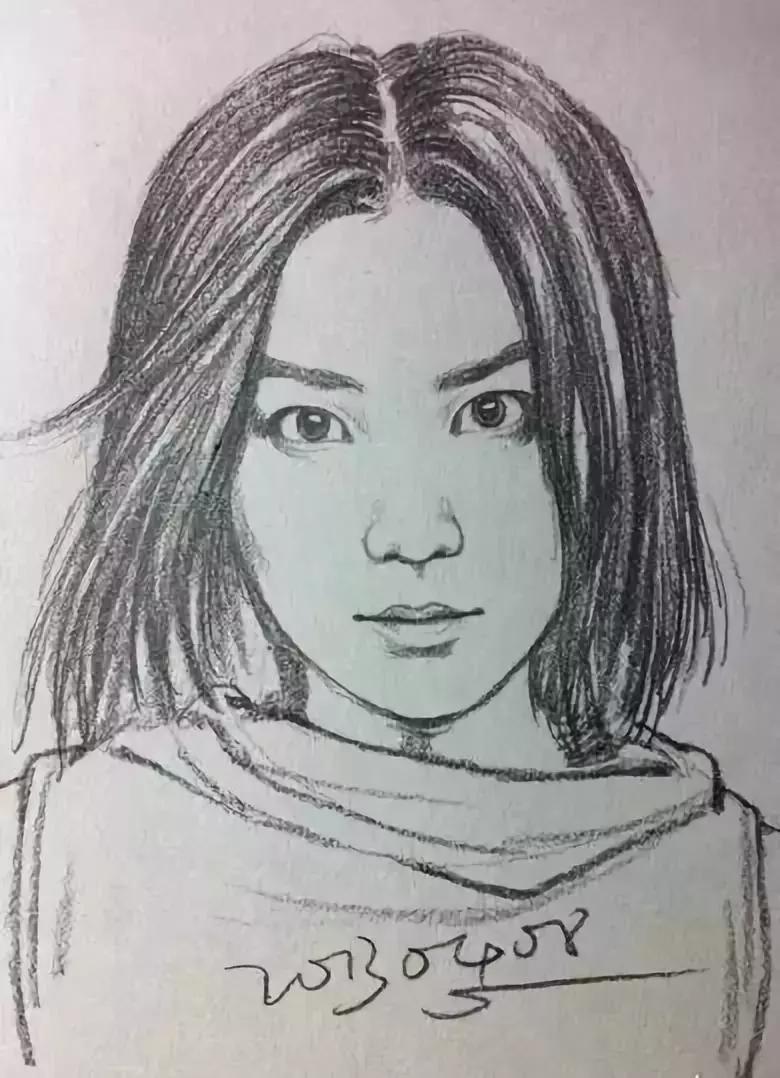 速写看一眼画一笔,用速写的方法画肖像画