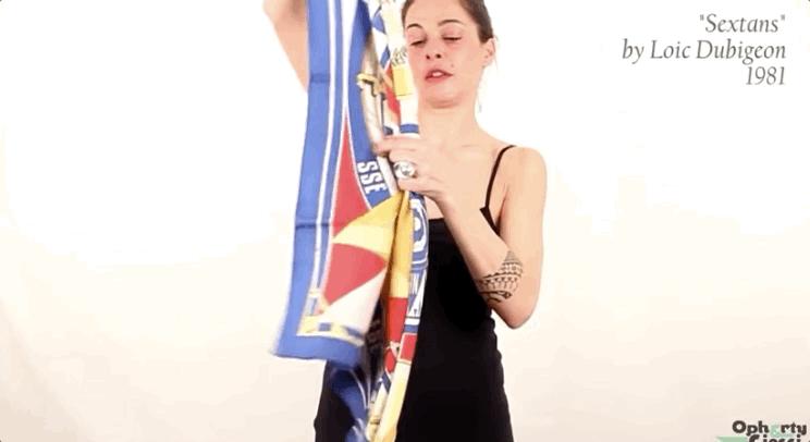 爱马仕丝巾绑法视频,爱马仕丝巾怎么绑好看