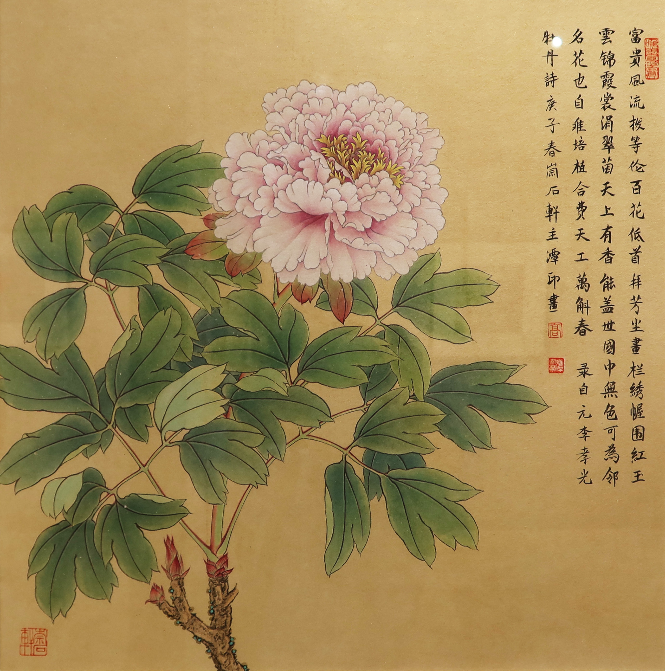 工笔人物画名家作品欣赏,中国美协著名工笔花鸟画画家