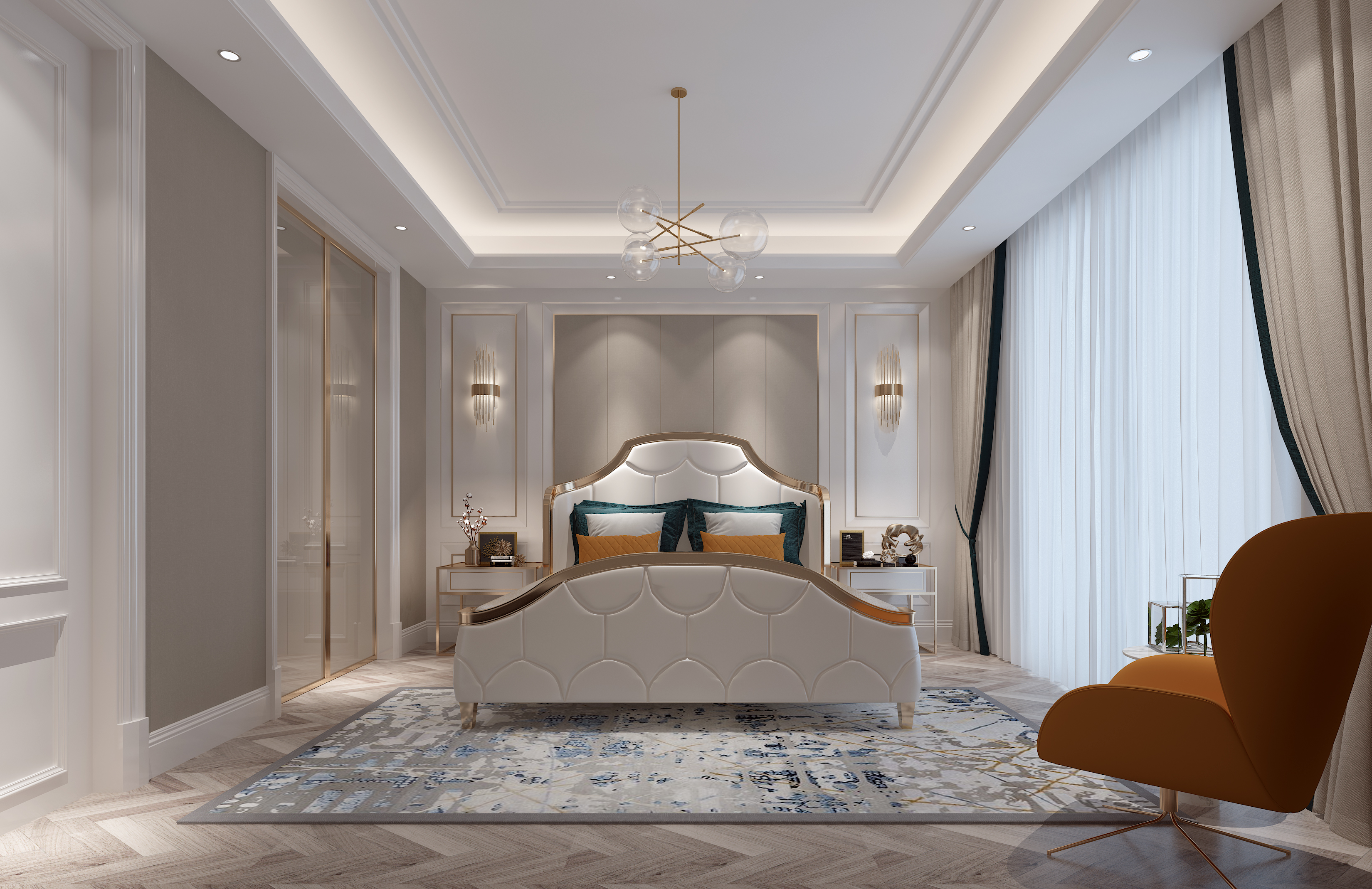 景瑞望府别墅装修效果图,文宸望府装修设计