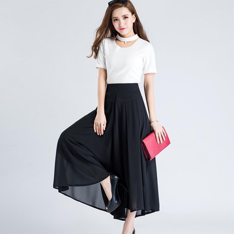 阔腿裤显瘦休闲开叉,阔腿裤显瘦高腰慵懒