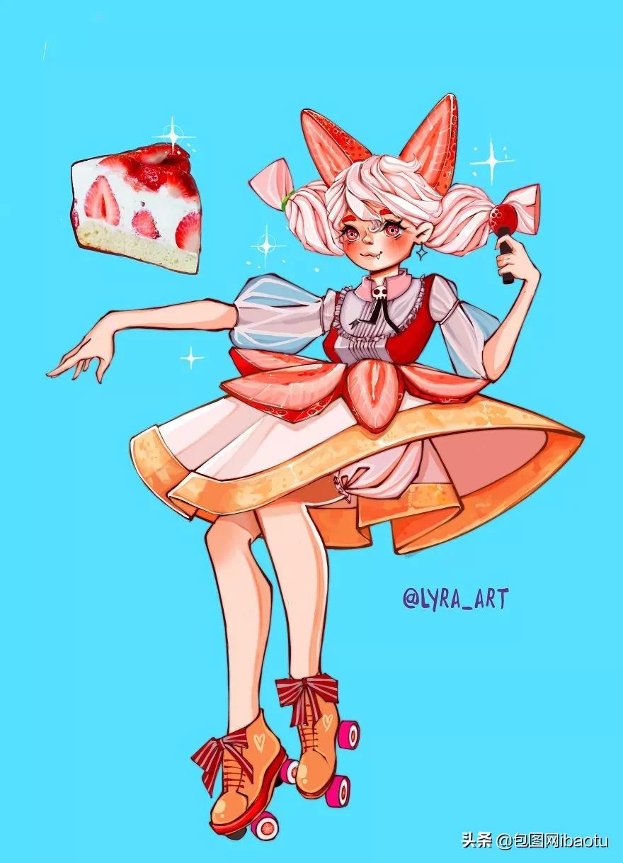 把可口可乐拟人化,把各种奶茶拟人