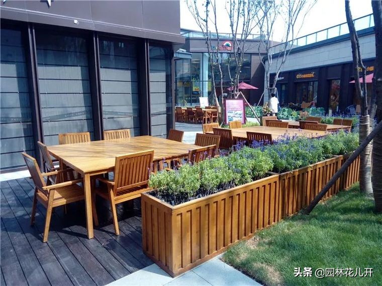 阳台花箱景观设计,景观花架花箱设计