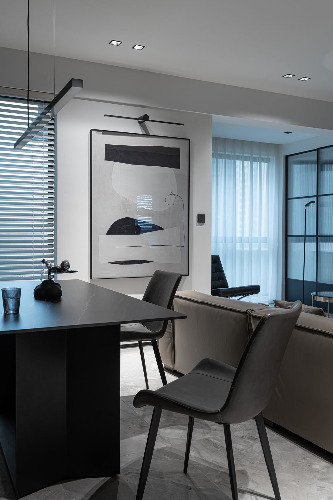 120平现代新中式设计越住越喜欢,大户型120平装修朴素舒适