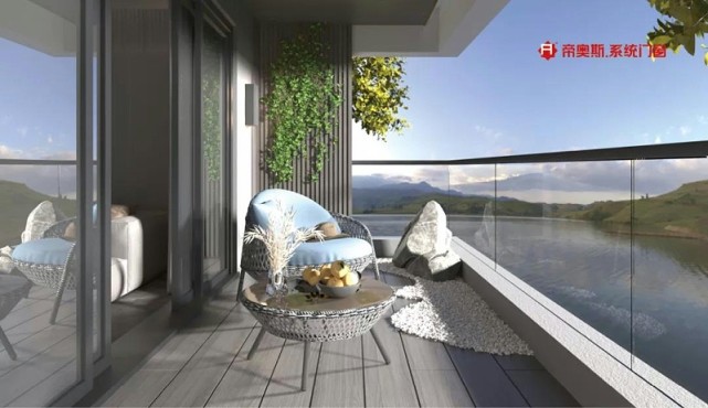 阳台玻璃观景护栏,美好空间,静谧一方时光