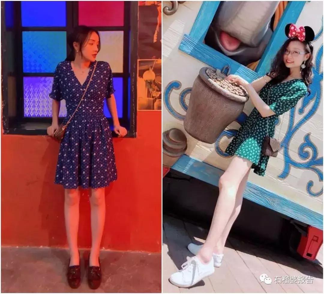 穿上它就不需要P图,这条短袖连衣裙真实爱上