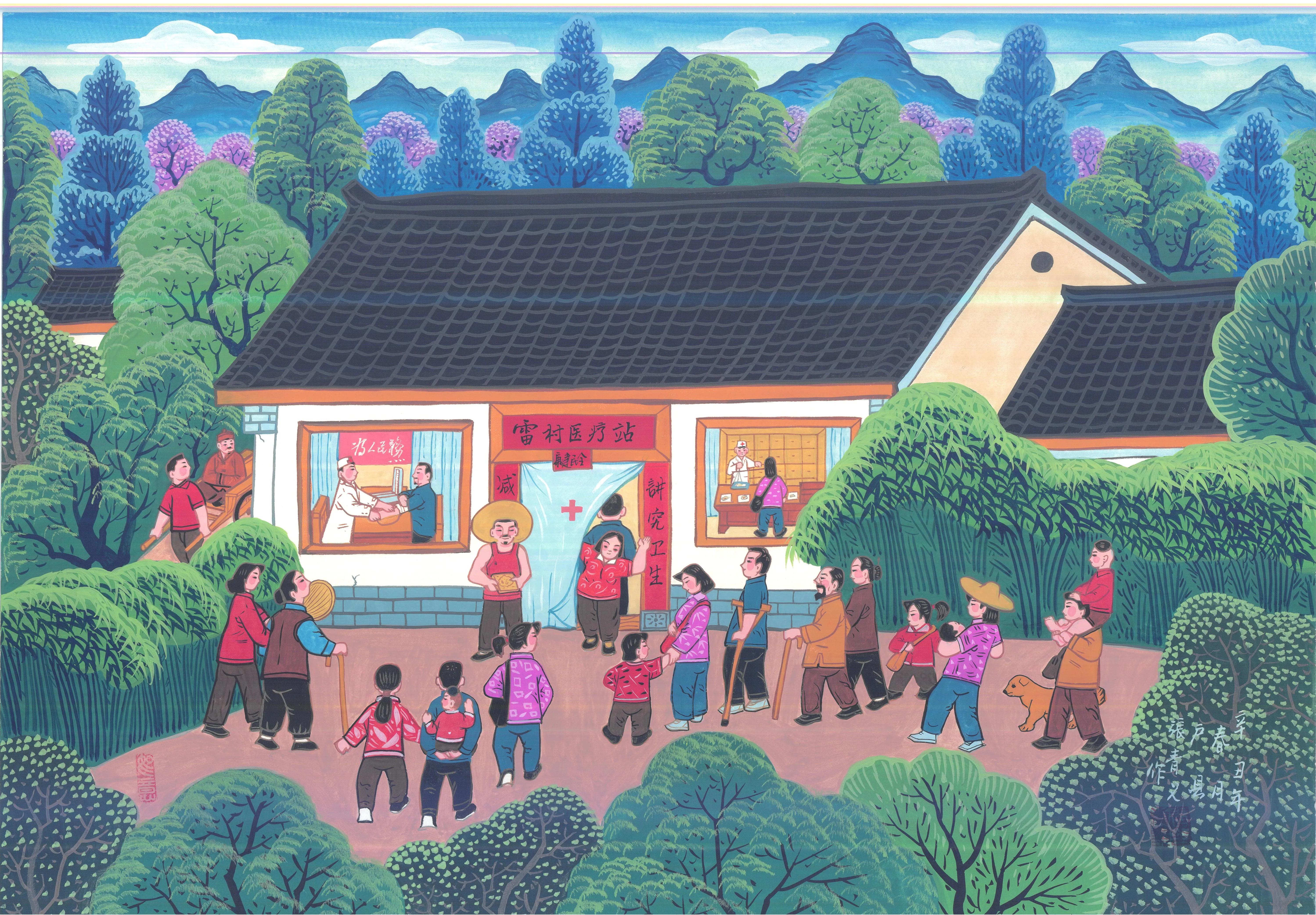 结缘国画作品,结缘清明上河图