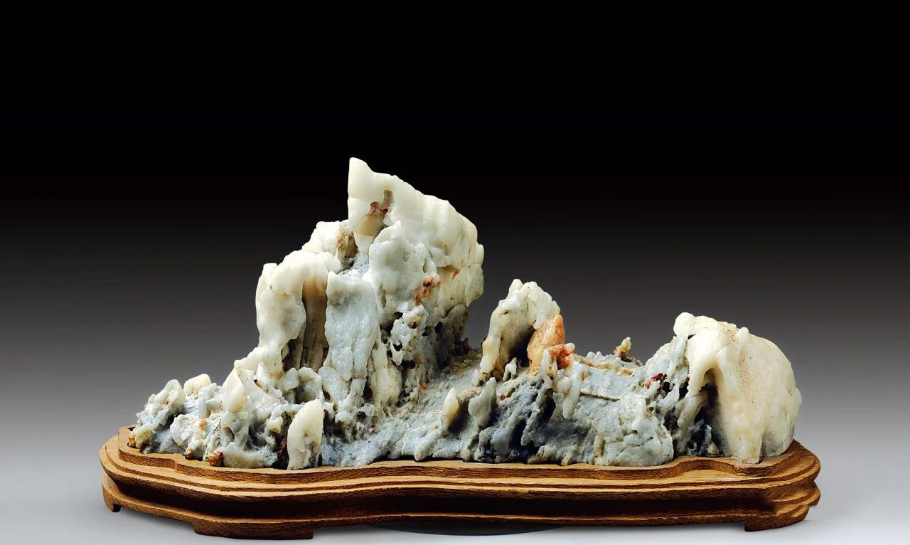 难得一见的赏石,福禄寿赏石