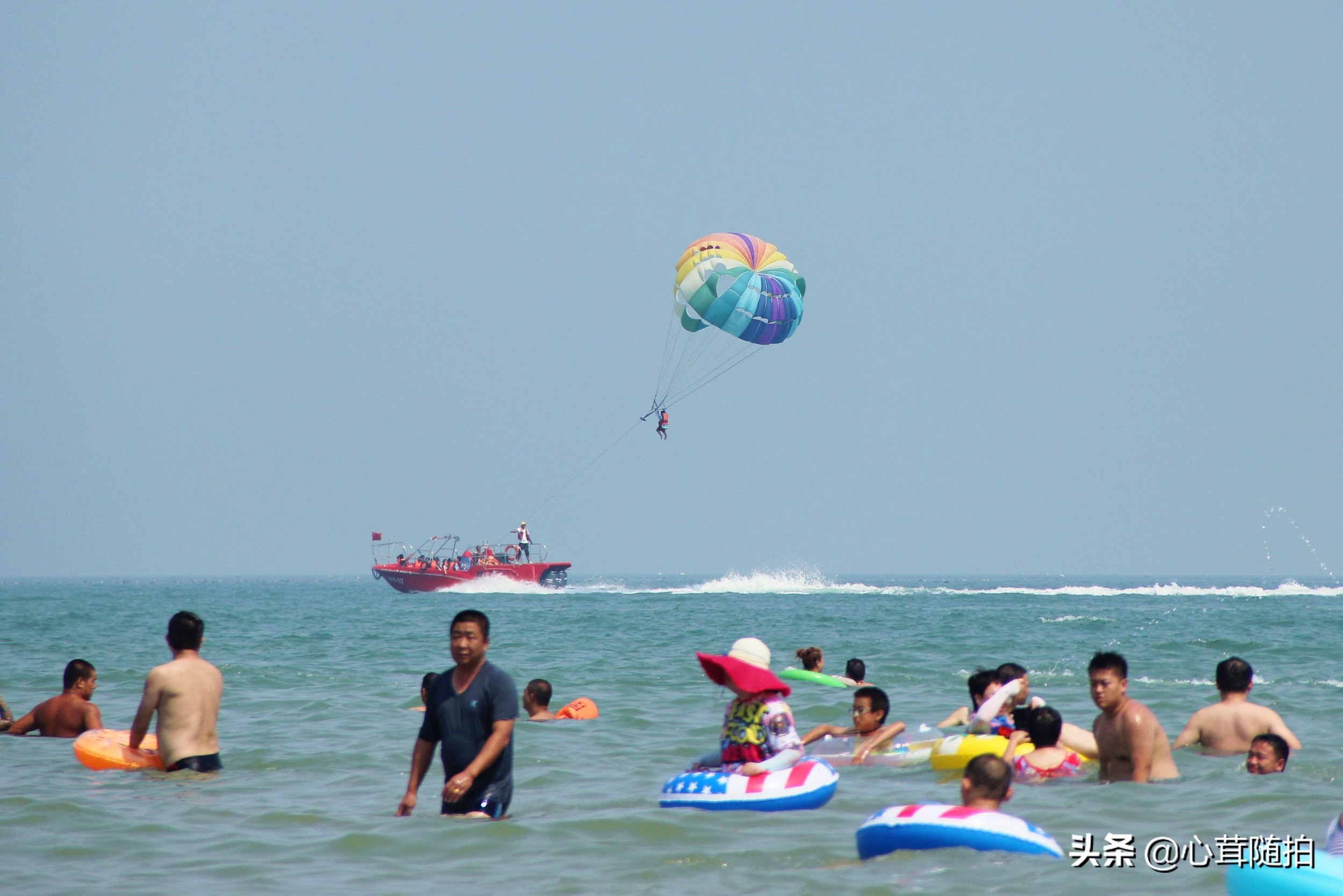 青岛市的金沙滩,金沙滩海边生活