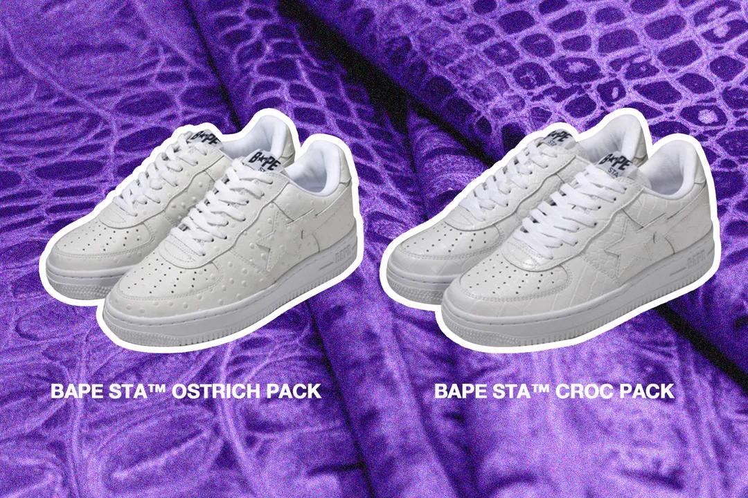 bapesta鞋白橙,bapesta20年新年限定