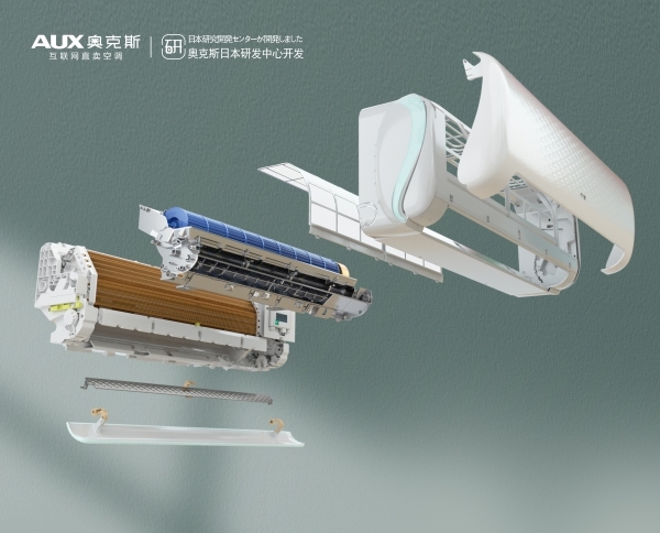 奥克斯可拆洗空调,奥克斯圆柱体空调全拆洗教程