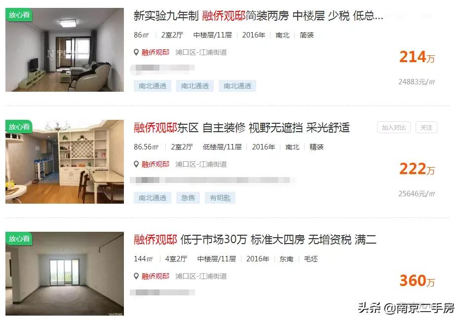 江浦房价涨跌,江浦小区最新成交