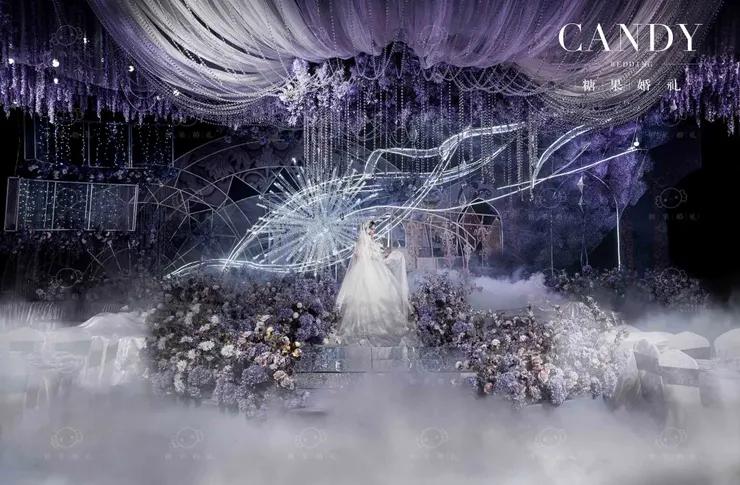 一场神秘浪漫的星空婚礼,一场仙境般的梦幻婚礼