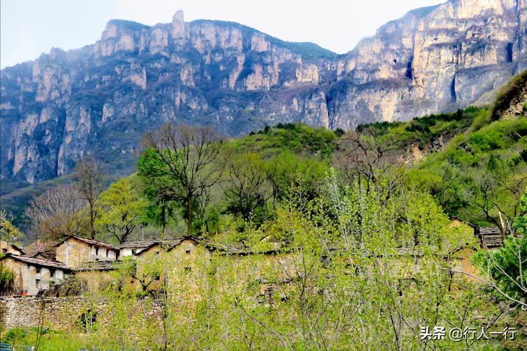 河南太行山悬崖古村,林州太行绝美古村落
