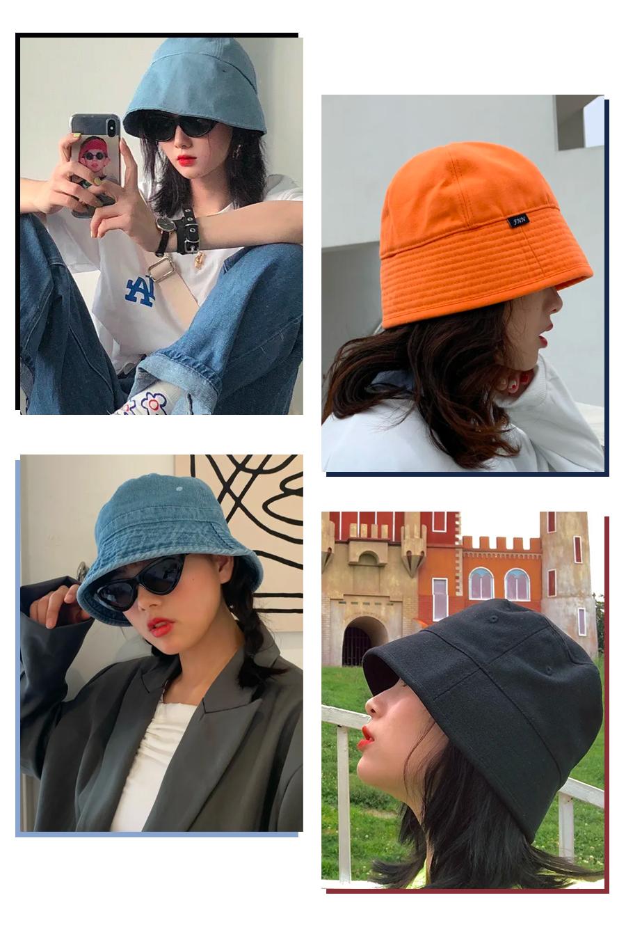 适合圆脸女生戴的冬季帽子,适合女士夏季长脸型戴的帽子