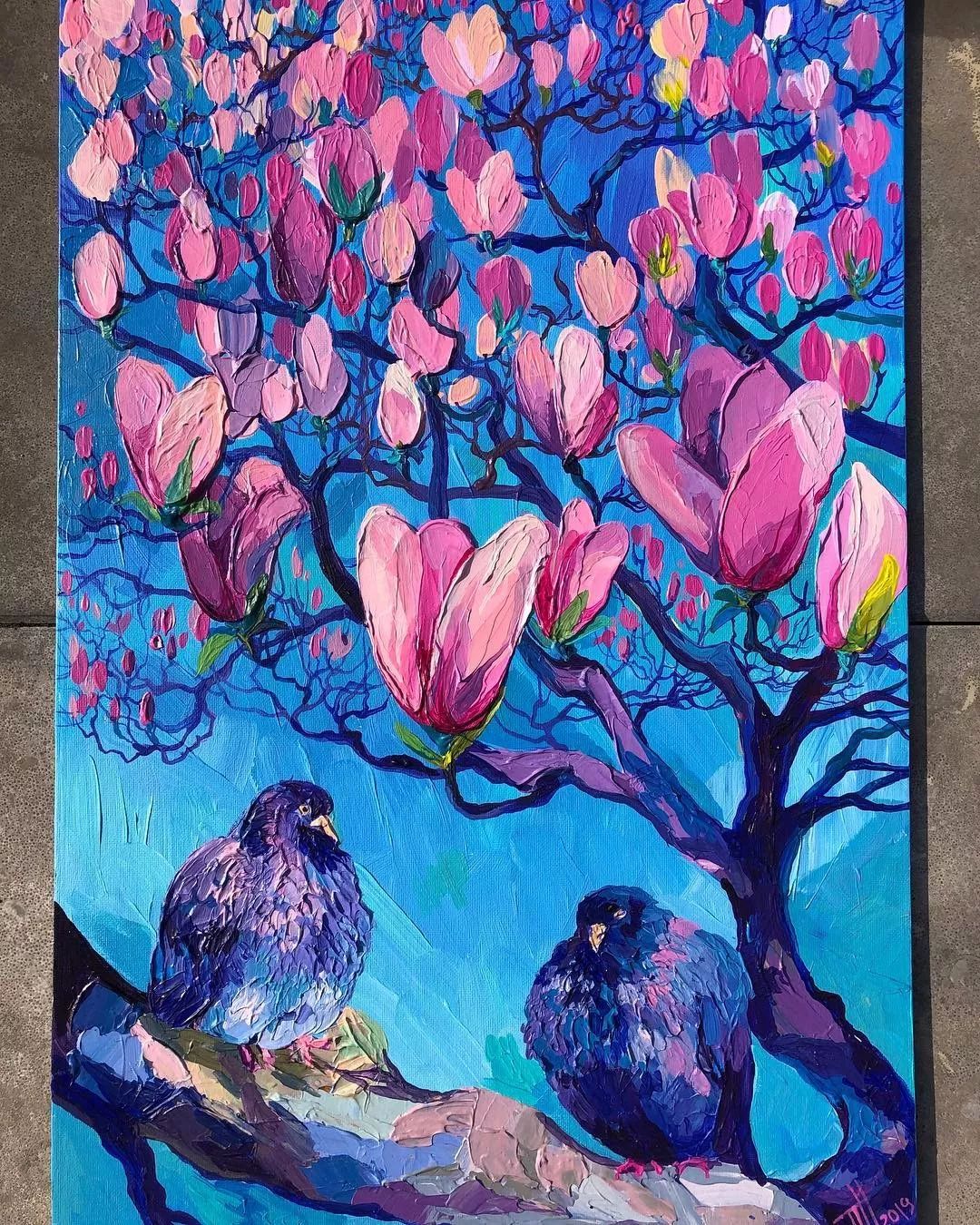 简单又有艺术感的油画怎么画,油画风景细节怎么画