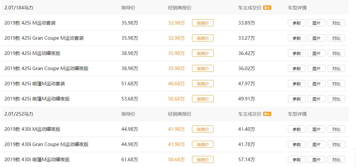 感官上的刺激：宝马4系，推背感十足，带你体验不一样的魅力