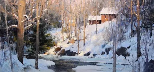 俄罗斯画家的油画艺术美到极致,中俄风景油画作品