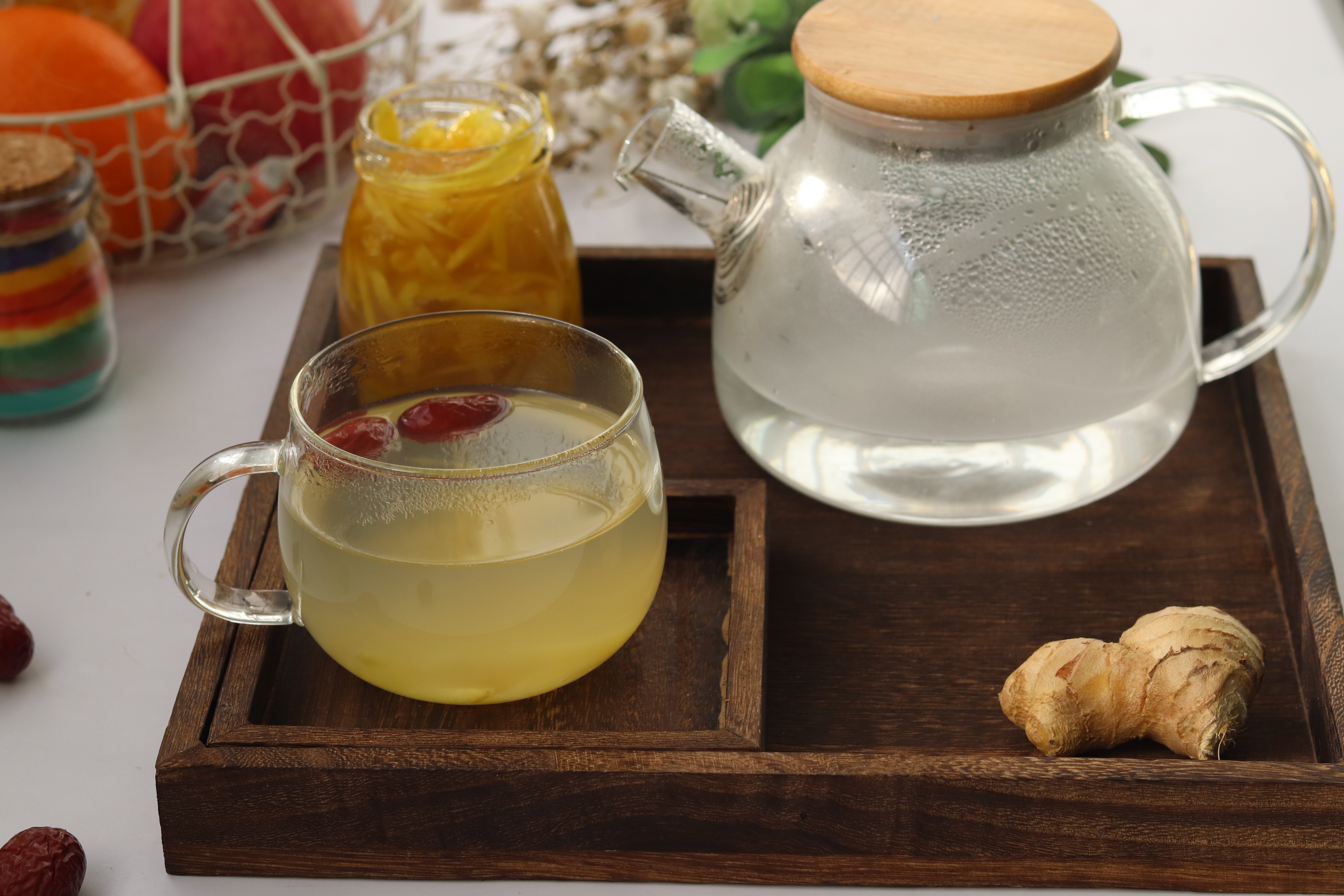 三伏天来杯姜糖茶赶走寒凉,适合夏天喝的防暑饮品红糖姜茶