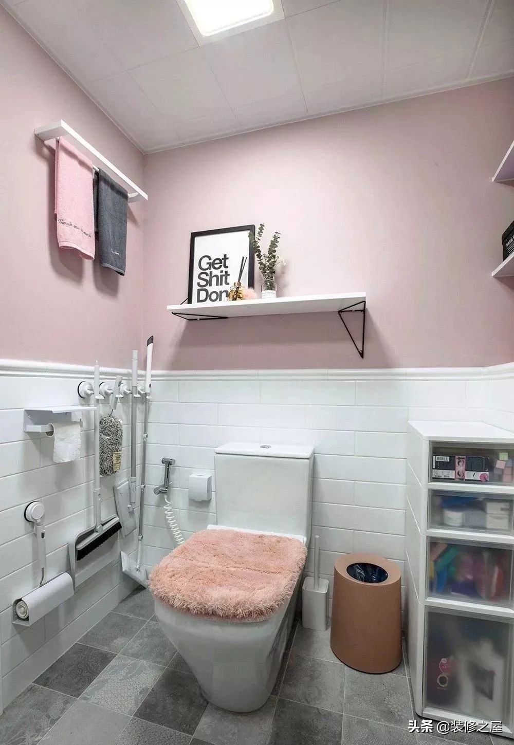 塑料长方形盆放拖把,拖把盆子都放什么地方