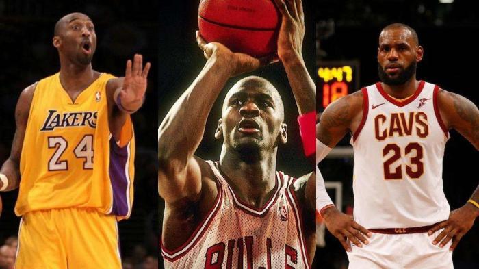 nba现役5大巨星詹姆斯排第1,nba排名前十的球员乔丹第三