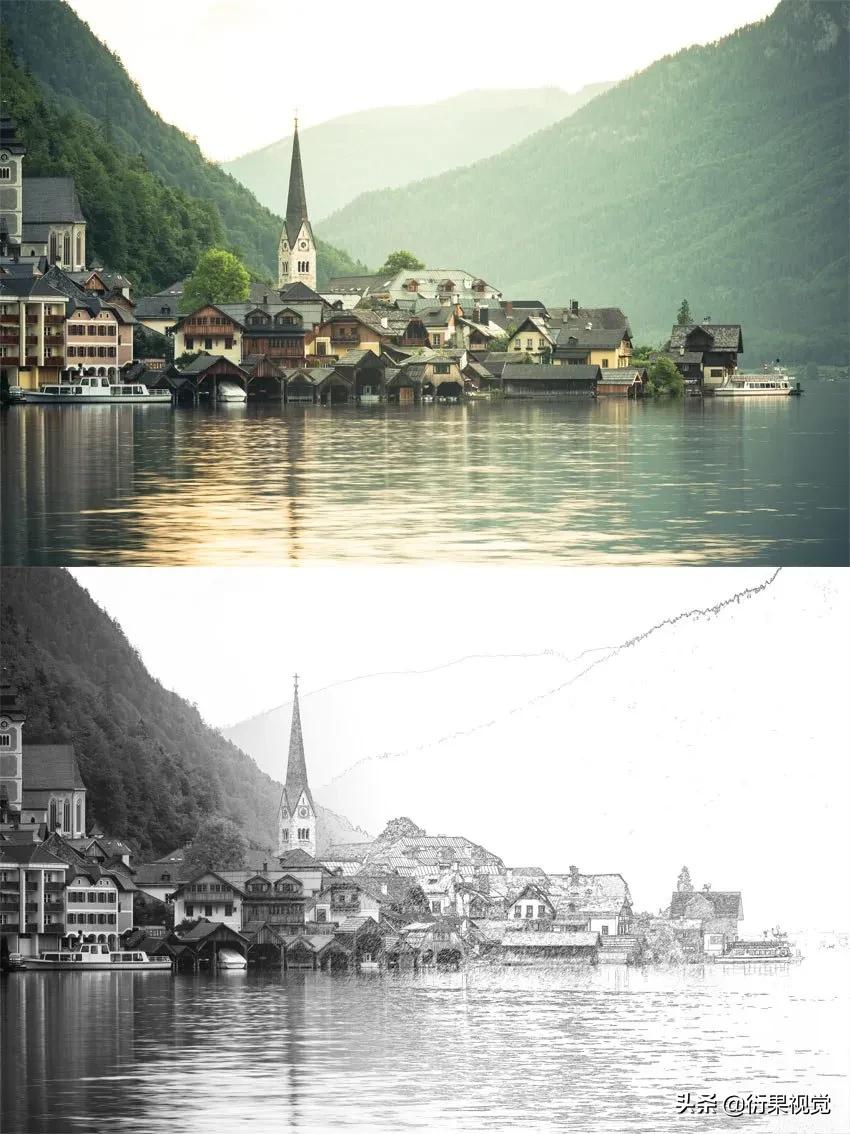 ps软件怎么制作照片,ps创意素描教程