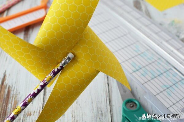 纸风车的制作方法和说明,纸风车制作教程及步骤