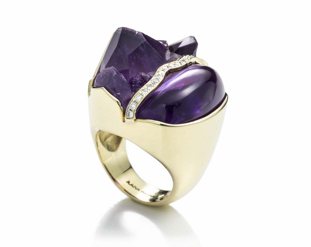 6款紫水晶珠宝,卡地亚简洁现代,36粒紫晶饱满浓郁,值得收藏