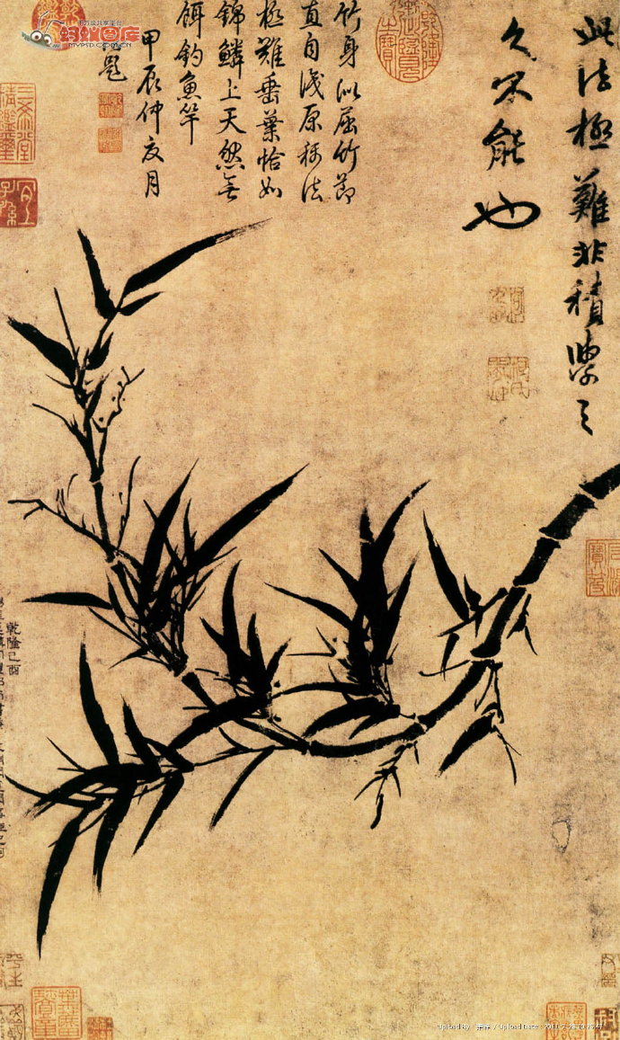 历代画竹精选书籍,历代名家画竹名画大全