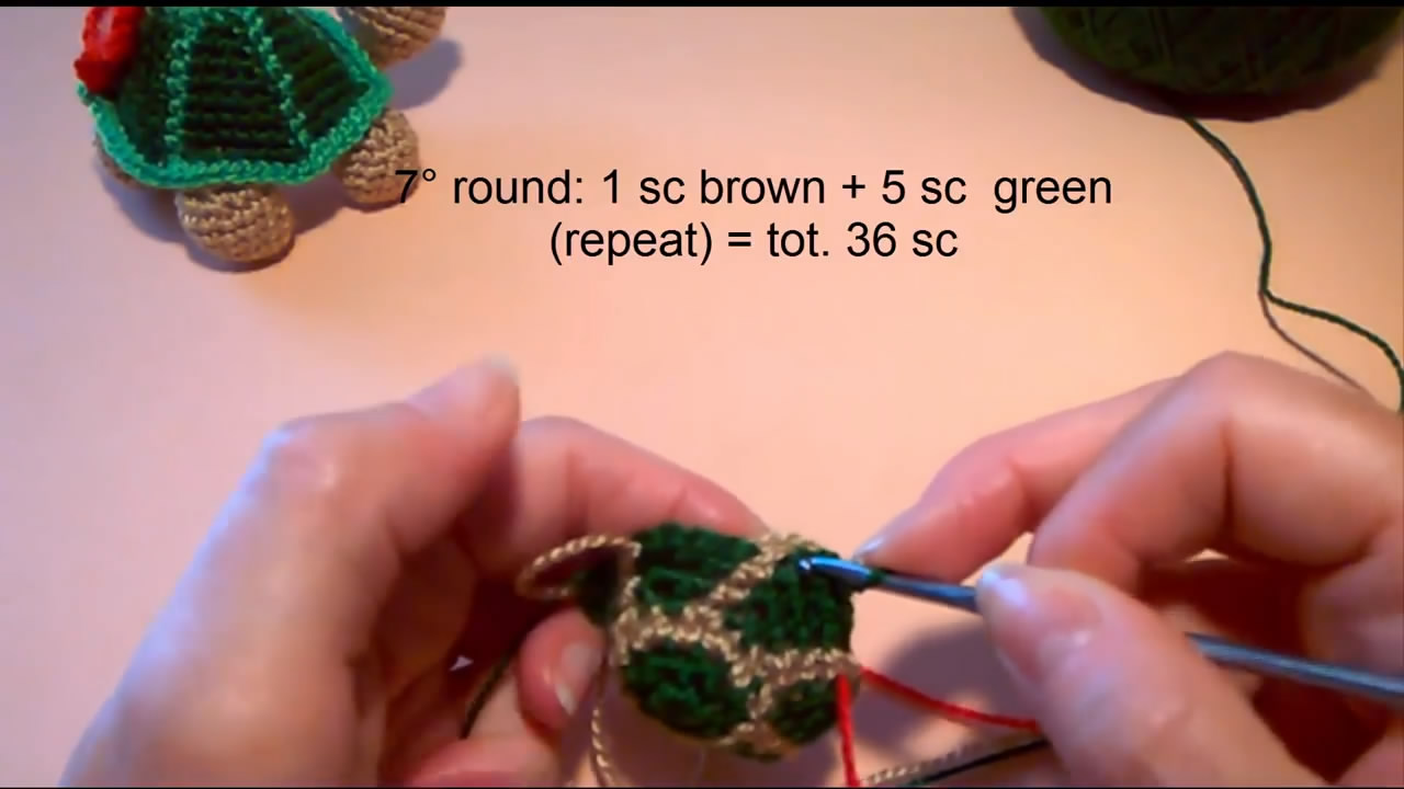 毛线钩织玩偶乌龟视频教程全集,毛线钩织小乌龟材料包教程