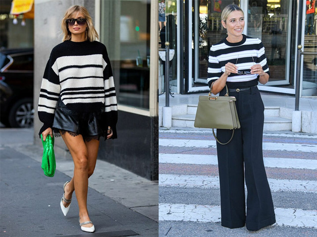 横条纹衫怎么搭配,横条纹衫适合什么女人穿