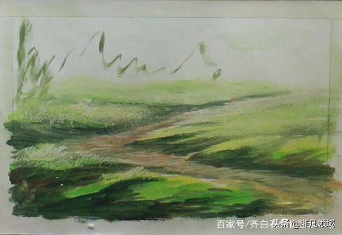 用铅笔画草丛怎么画简单又好看,刀画草坪