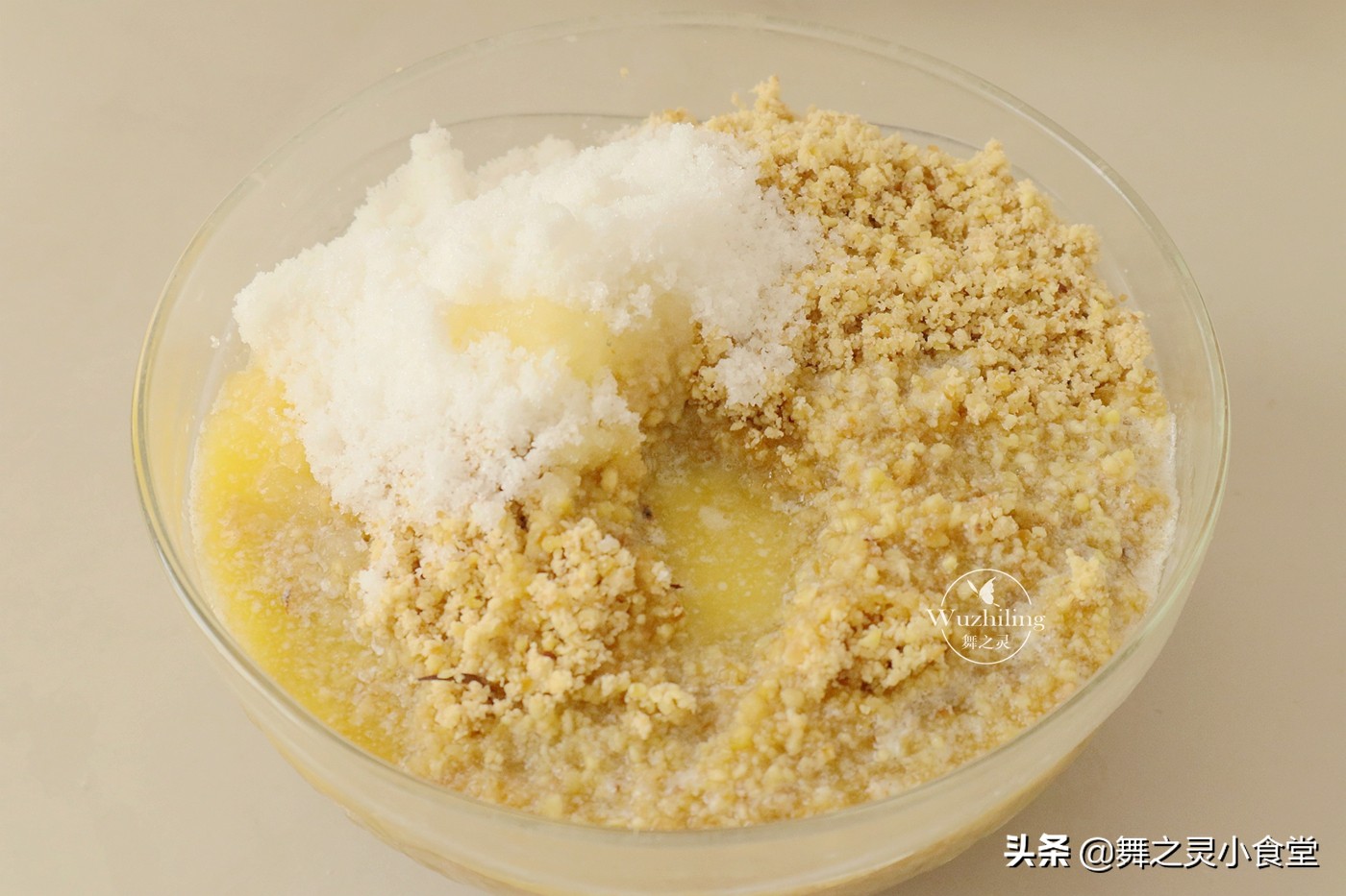 不用面粉板栗酥饼做法,不用烤箱做酥饼做法