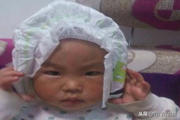 把尿不湿放头上治感冒吗,把尿不湿放在宝宝头上