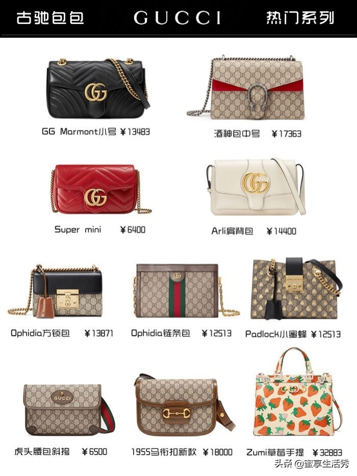 现在流行的包包奢侈品,价格不贵的名牌包包