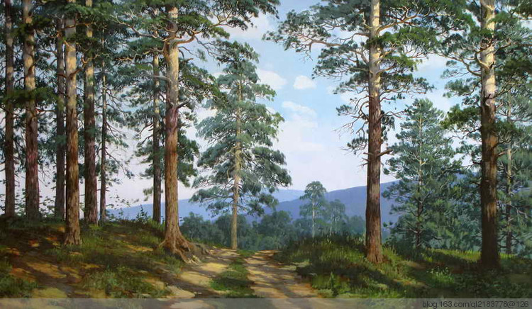 俄罗斯画家画油画海景风景,尤恩乌格罗油画风景作品